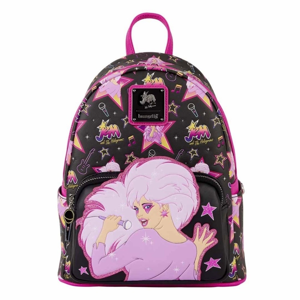 Loungefly Jem and the Holograms Mini Backpack NWT